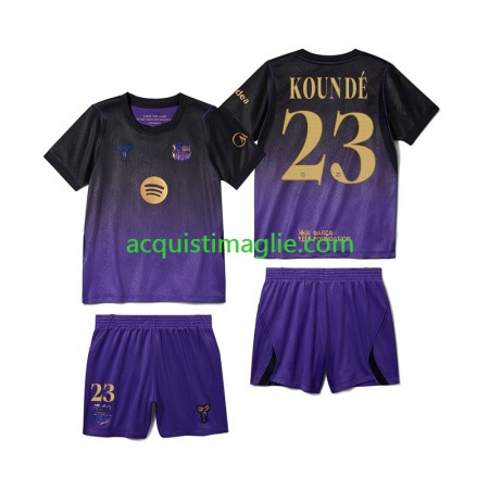 Divisa di Calcio Barcellona Jules Kounde 23 Bambino Trasferta 2026/2027